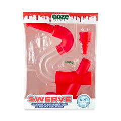Ooze Swerve Silicone Water Pipe - Discreet Smoker