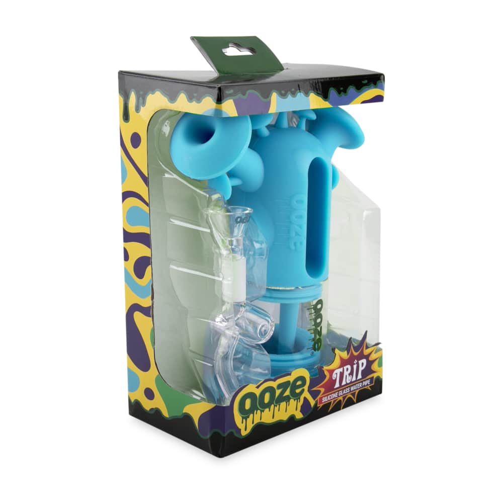 Ooze Trip Pipe Silicone Bubbler - Discreet Smoker