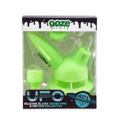 Ooze UFO Silicone Water Pipe - Discreet Smoker