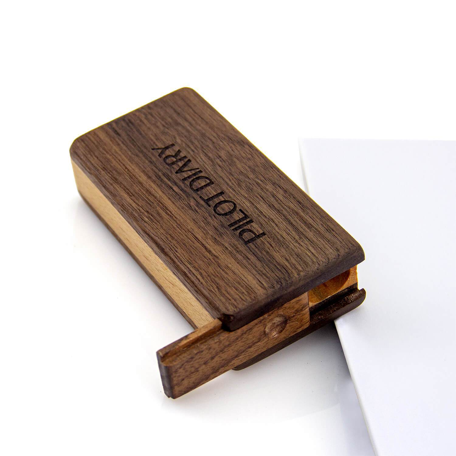 Wooden Magnetic Dugout - Discreet Smoker