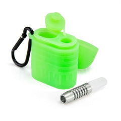 Silicone One Hitter Dugout - Discreet Smoker