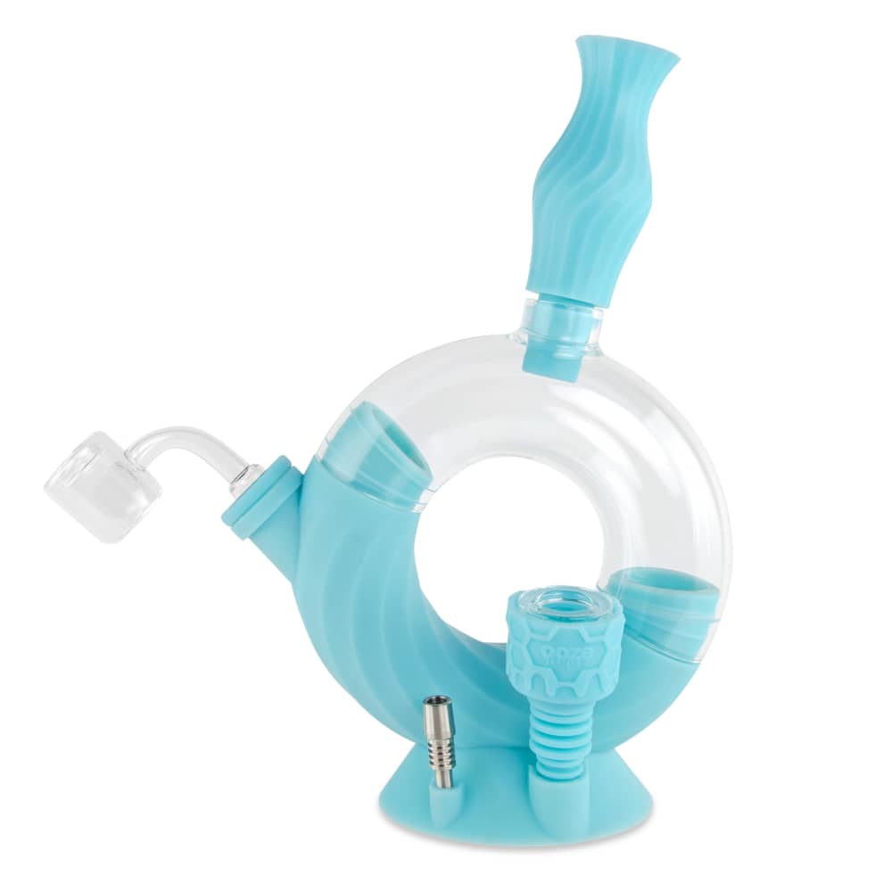 Ooze Ozone Silicone Water Pipe and Dab Straw - Discreet Smoker