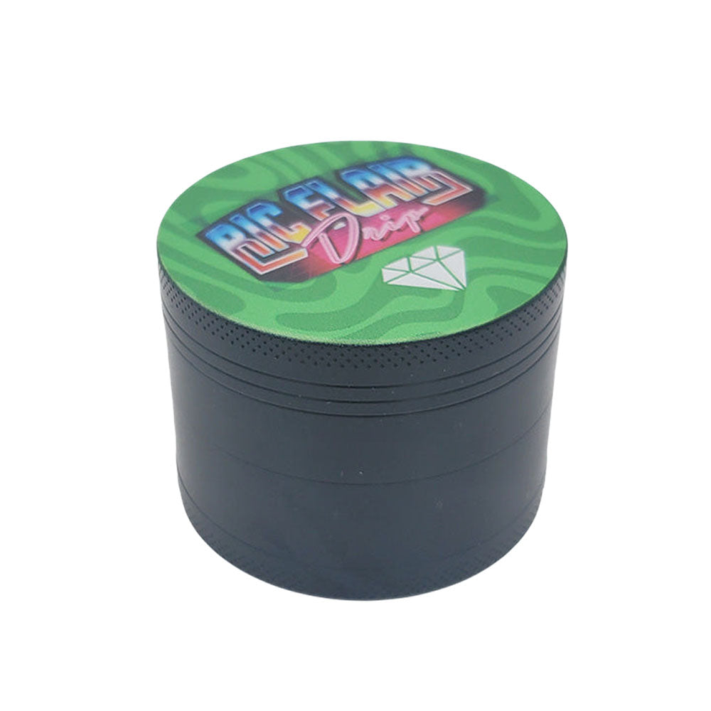 Ric Flair Drip Aluminum Grinder - Logo / 4pc / 2.25" - Discreet Smoker