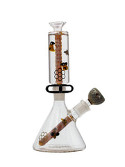 Krave Honey Bee Freezable Bong - Discreet Smoker