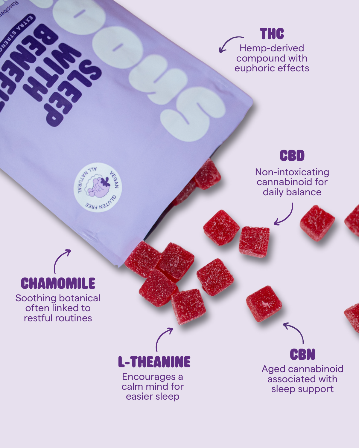Snoozy Sleep with Benefits- Extra Strength - Discreet Smoker