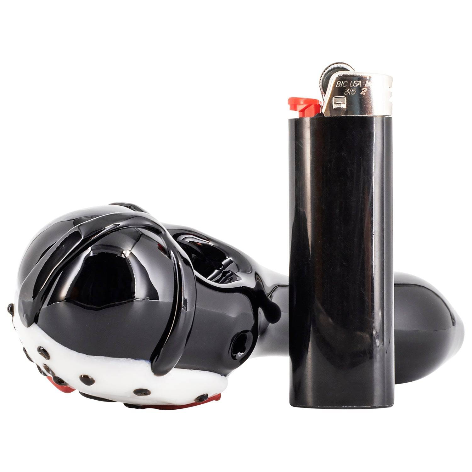 LA Pipes Jason Mask Killer Glass Pipe - Discreet Smoker