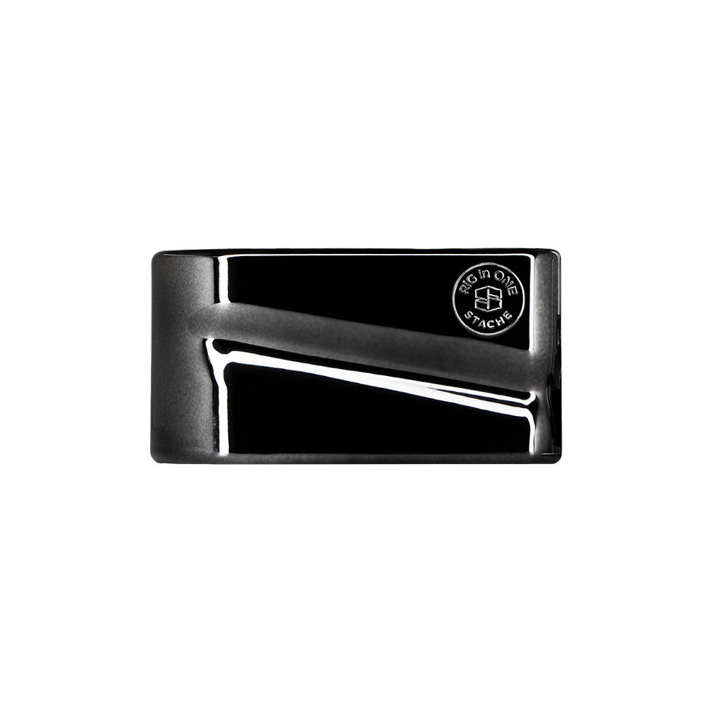 Stache Products Rig in One Onyx Limited Edition Portable Dab Rig | 6.5" - Discreet Smoker