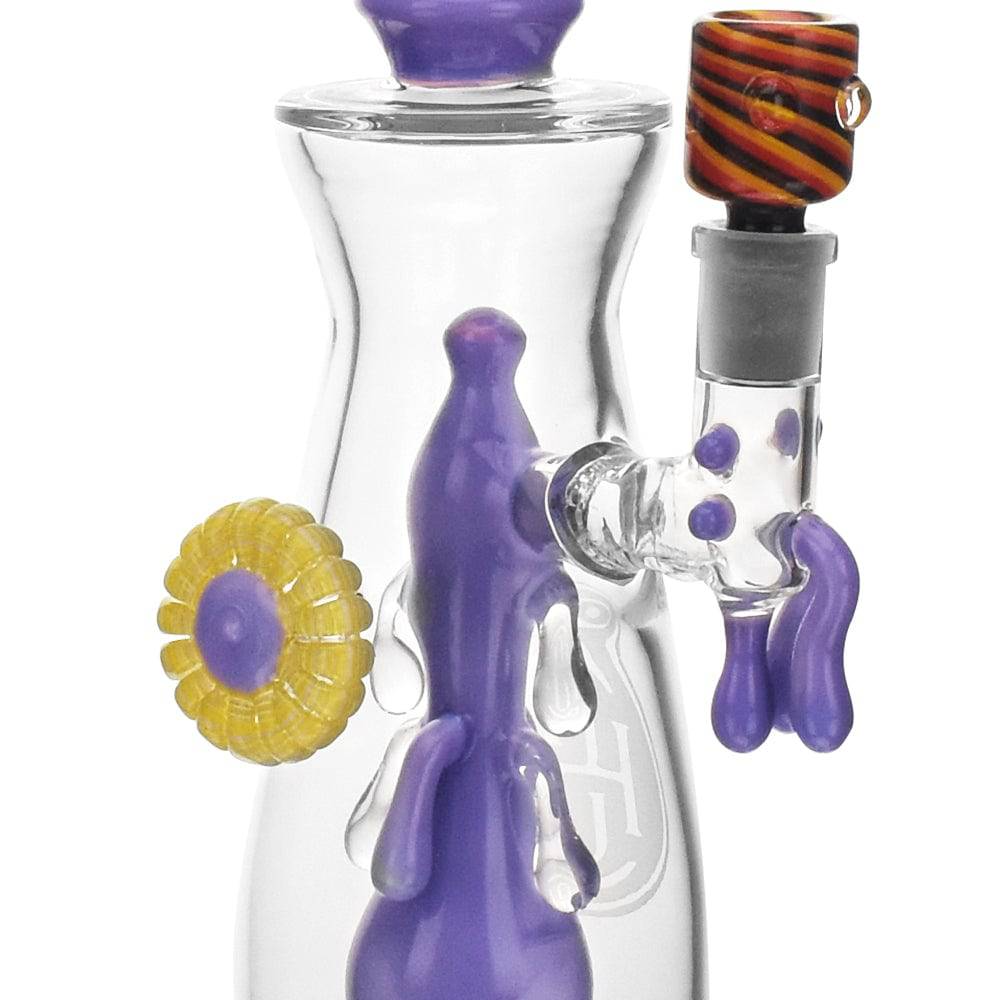 High Society | Jupiter Premium Wig Wag Waterpipe (Slime Purple) - Discreet Smoker