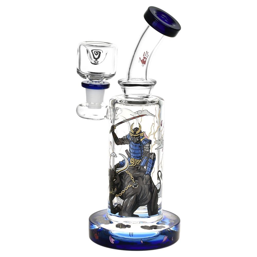 Wormhole Raging Ronin Water Pipe | 8" - Discreet Smoker