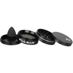 Pulsar Solid Top Aluminum Grinder-GR760- 4pc / 2.5" - Discreet Smoker