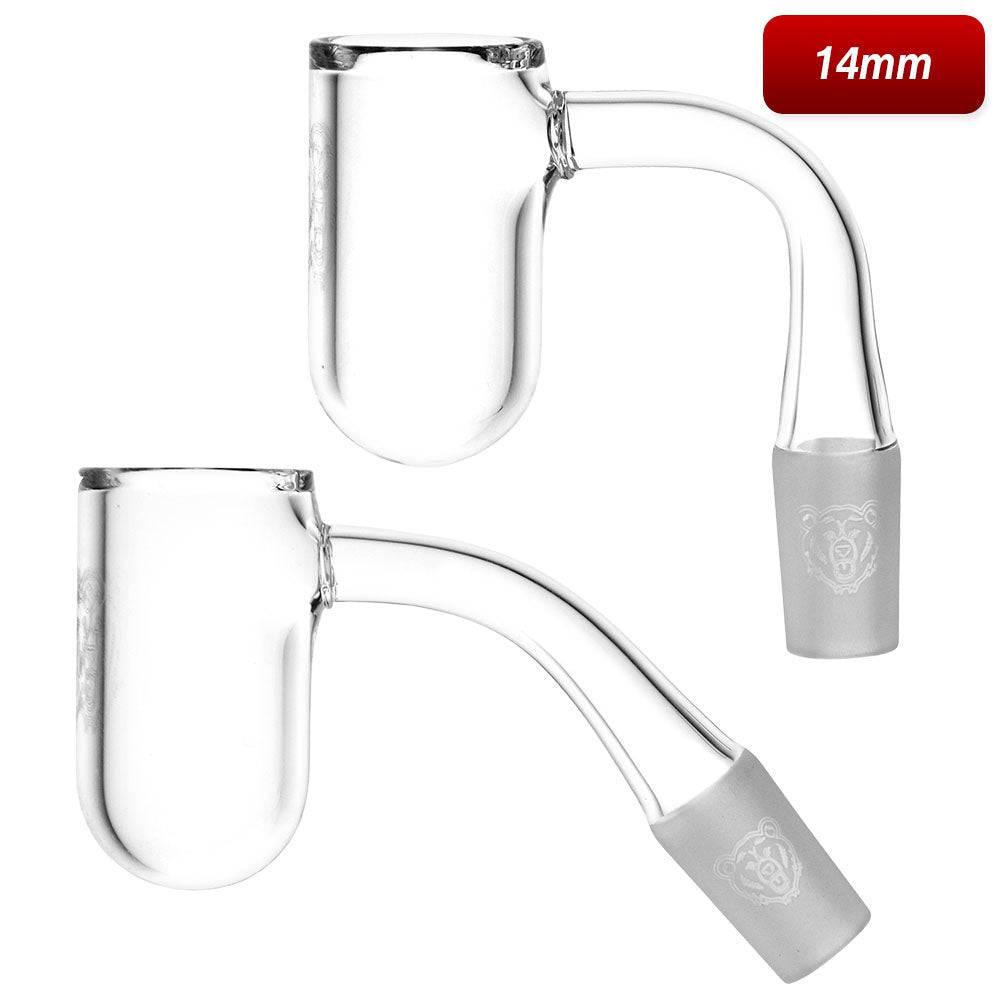 Bear Quartz V2 Round Bottom Banger | 14mm M - Discreet Smoker