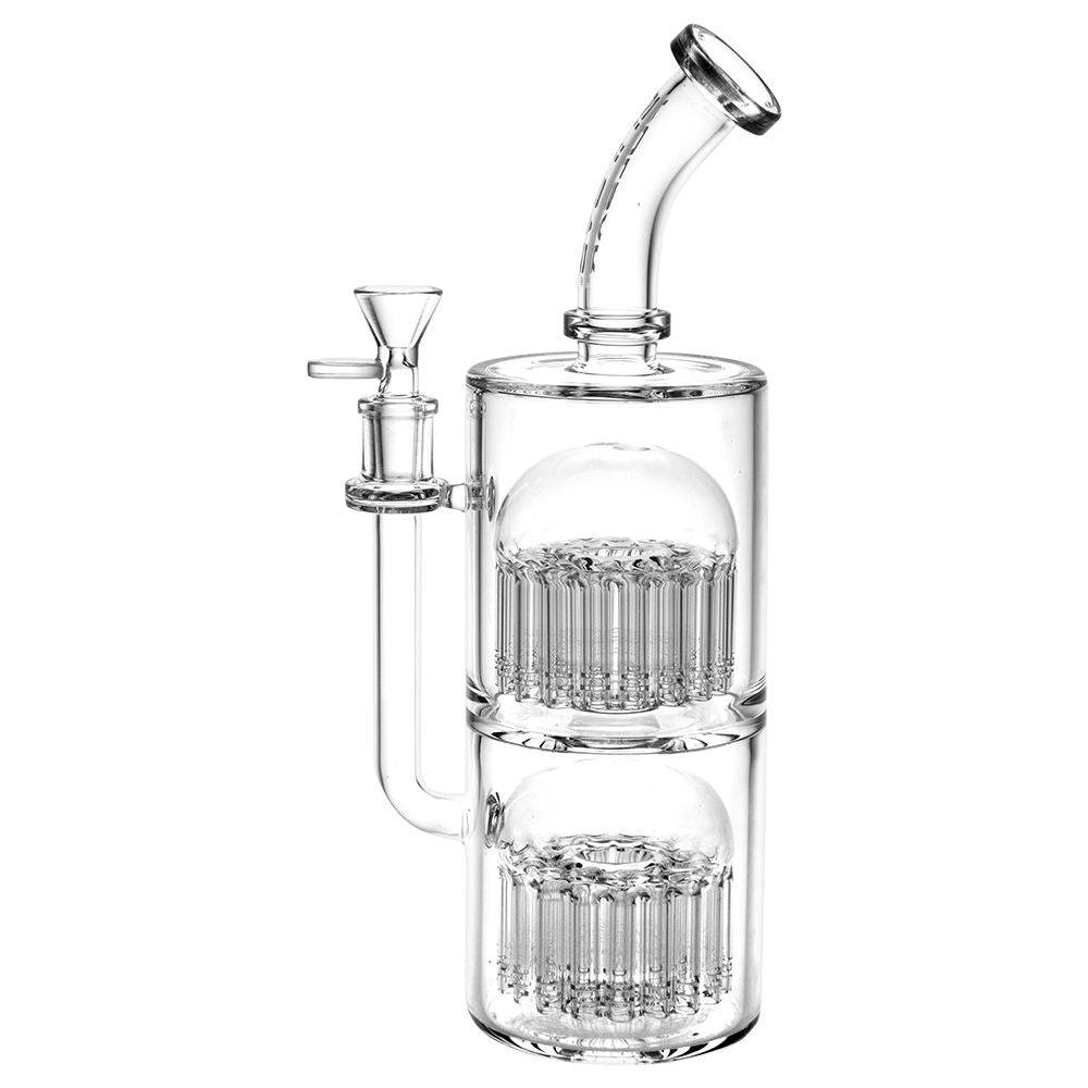 Pulsar 60-Arm Glass Water Pipe - 11" / 14mm F - Discreet Smoker
