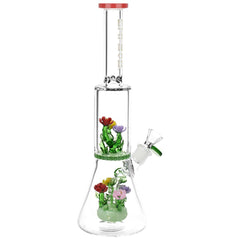 Pulsar Power Is In The Flower Water Pipe - 12" / 14mm F - Discreet Smoker