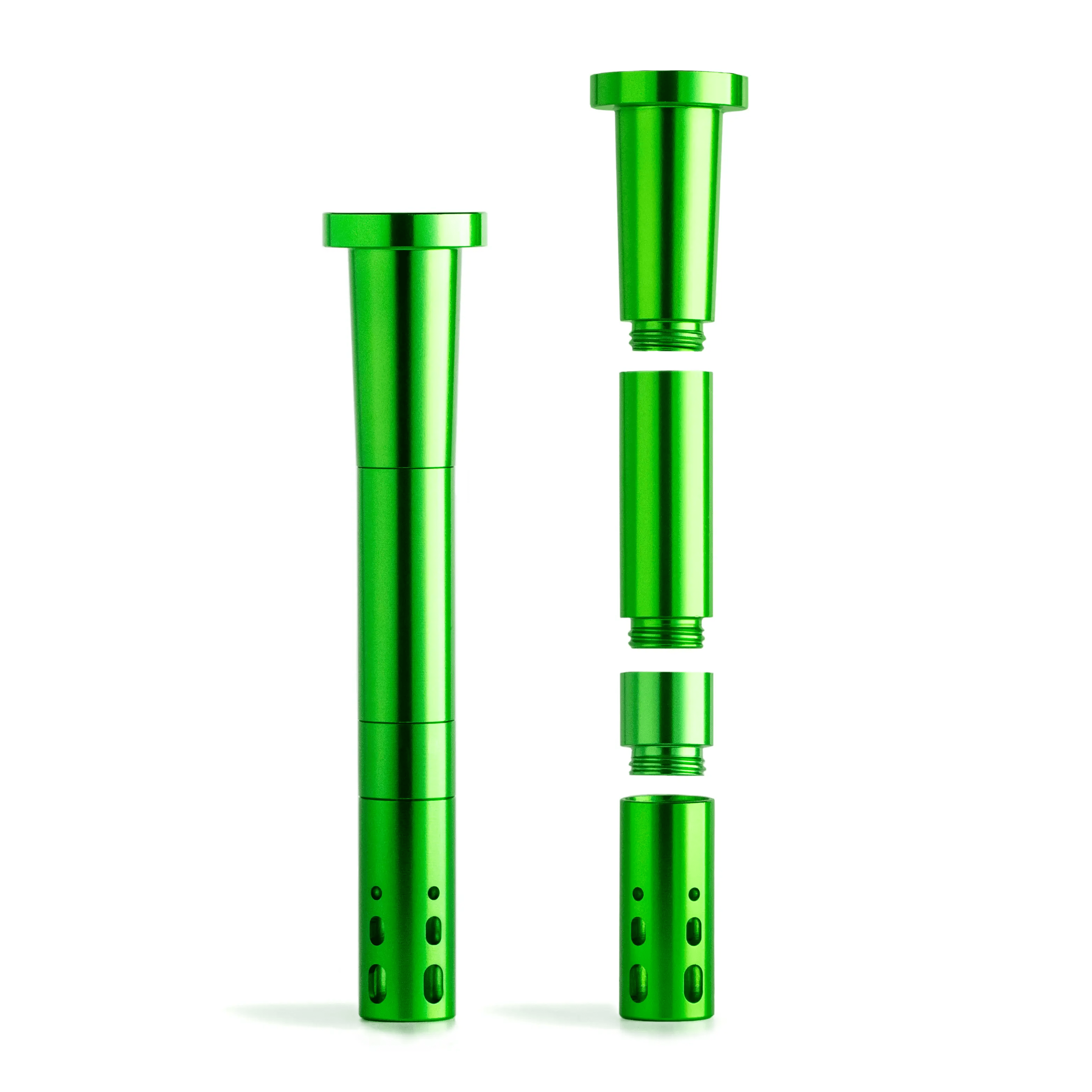 Chill - Unbreakable Aluminum Downstem - Green - Discreet Smoker
