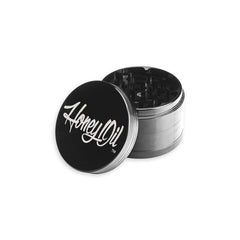 Honey Oil Aluminum Grinder Black - Discreet Smoker