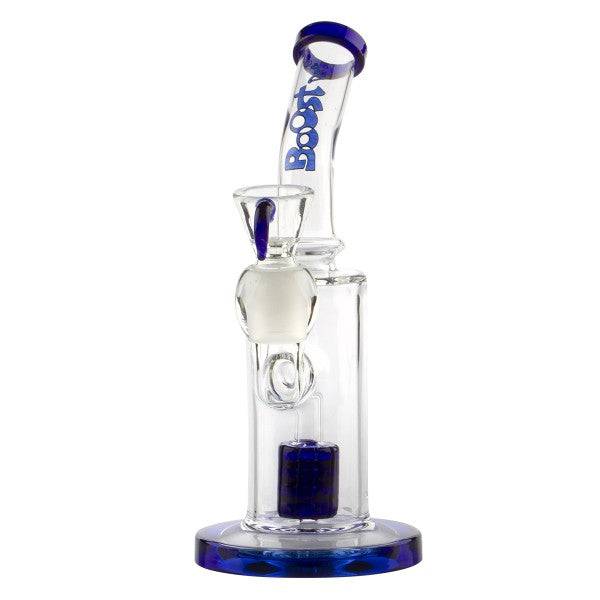 9" Boost Pro Matrix Perc Glass Water Pipe Bong - Discreet Smoker