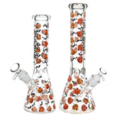 Pulsar Cackling Pumpkins Batty Beaker Glass Water Pipe | 14mm F - Discreet Smoker