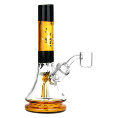 Pulsar Buzzed Bee Mini Rig | 6.75" | 14mm F - Discreet Smoker