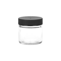 Clear Screw-Top Jar - 1.7" x 1.7"/ X-Small - Discreet Smoker