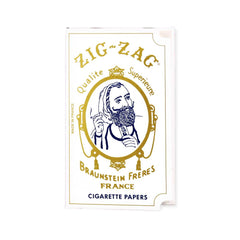 Zig Zag White Single Wide Rolling Papers - Discreet Smoker