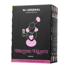 MJ Arsenal Melting Hearts Mini Dab Rig Valentine's Day - Discreet Smoker