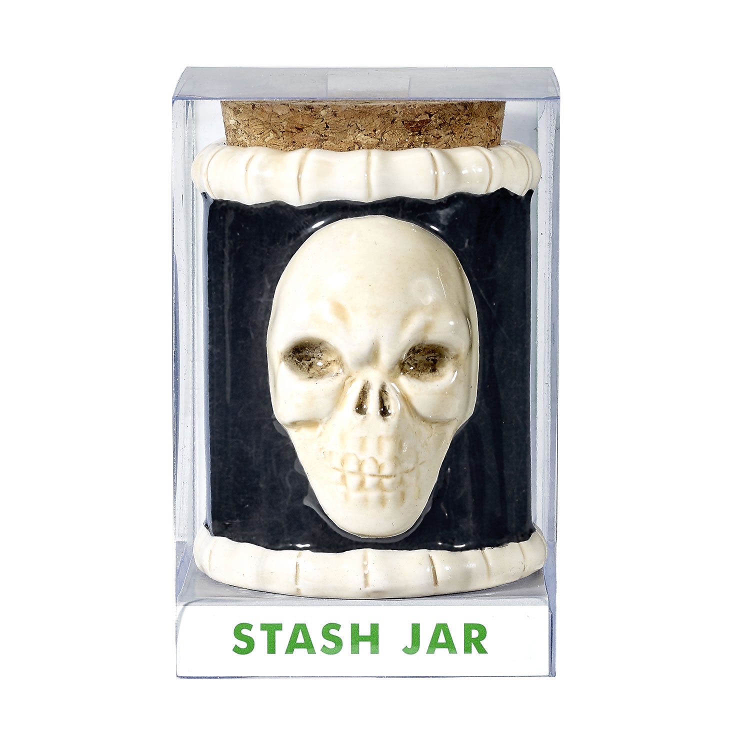 Skull & Bones stash Jar - Discreet Smoker