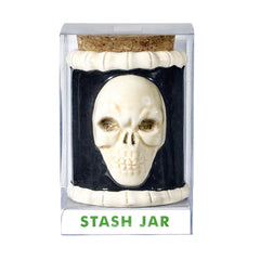 Skull & Bones stash Jar - Discreet Smoker