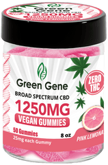 Green Genie CBD Vegan Pectin Infused Gummies w/ B12 Vitamins (625MG - 2500MG) - Discreet Smoker