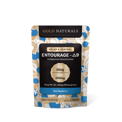 Gold Naturals Entourage Δ9 Gummy - Discreet Smoker