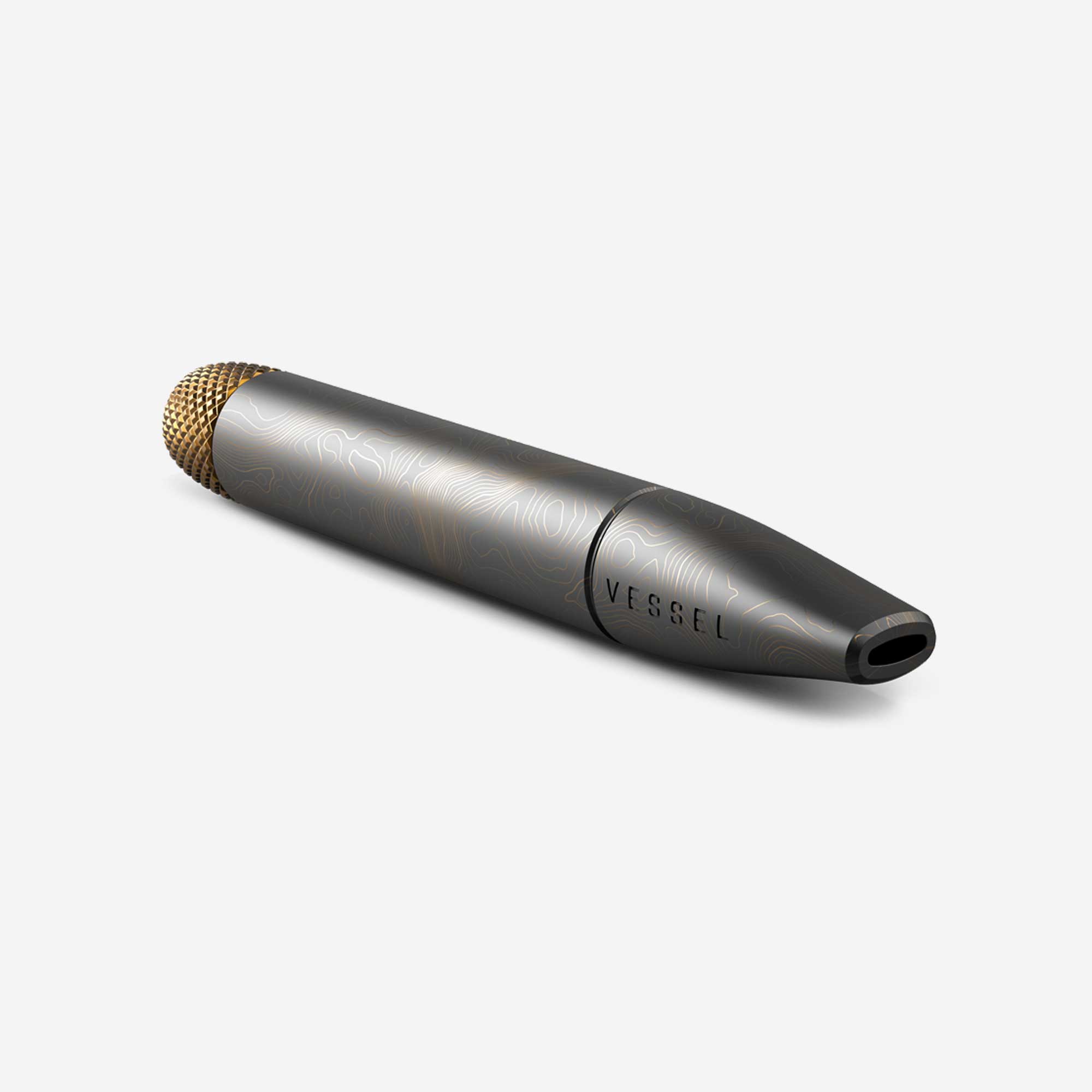 Helix pipe Gunmetal by vessel - Discreet Smoker