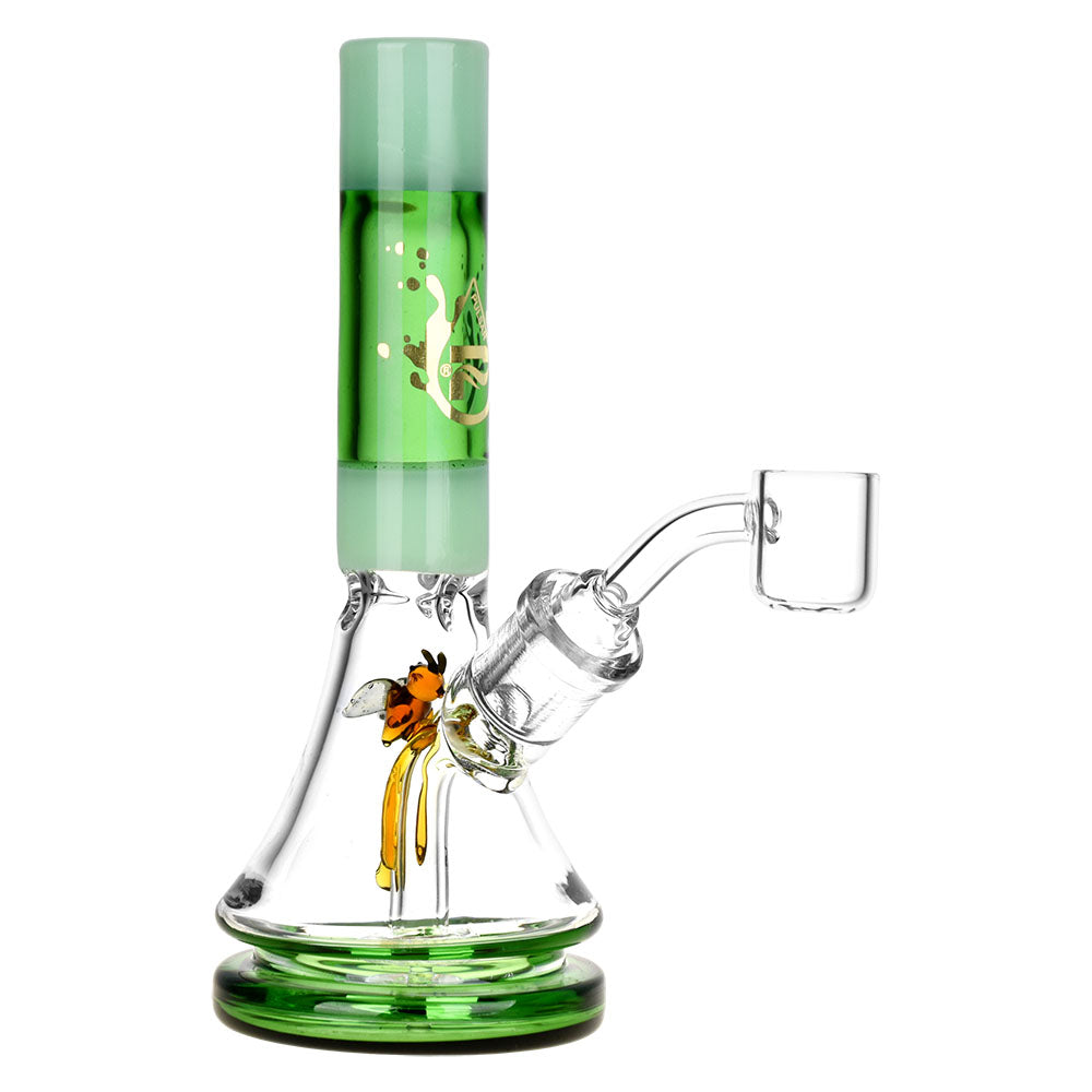 Pulsar Buzzed Bee Mini Rig | 6.75" | 14mm F - Discreet Smoker