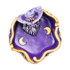 Moon Wizard Polyresin Ashtray - 5" x 4.8" - Discreet Smoker