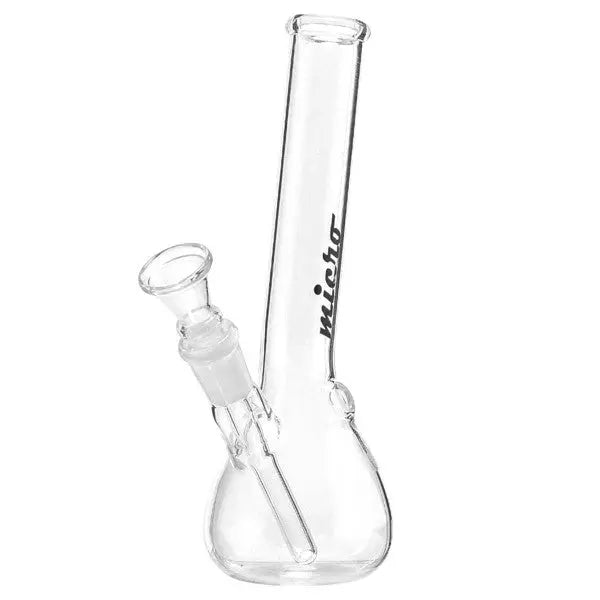 Micro | 6" Hangover Glass Water Pipe - Discreet Smoker