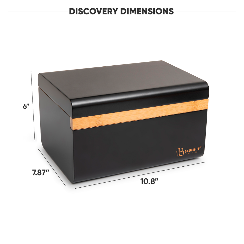 DISCOVERY 2.0 Storage Stash Box with Fingerprint Lock - Discreet Smoker