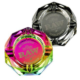 RAW Prism Glass Ashtray | 4.5" - Discreet Smoker