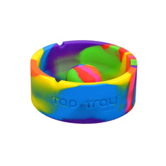 Pulsar Tap Tray Basic Silicone Round Ashtrays - Discreet Smoker