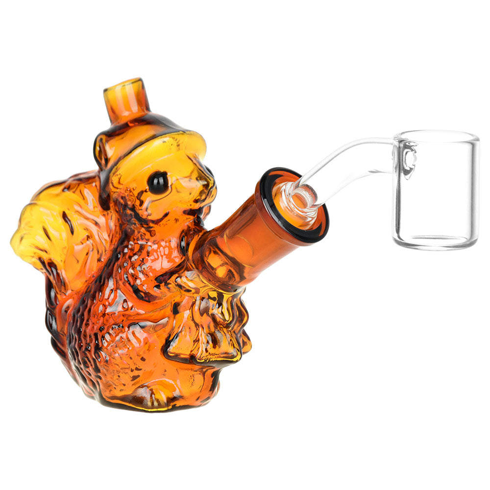 Nuts For Dabs Squirrel Mini Dab Rig - 3.5" / 14mm F - Discreet Smoker