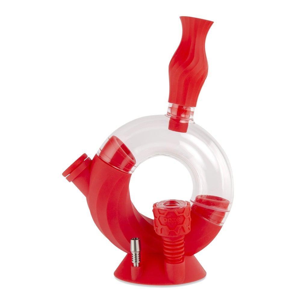 Ooze Ozone Silicone Water Pipe and Dab Straw - Discreet Smoker