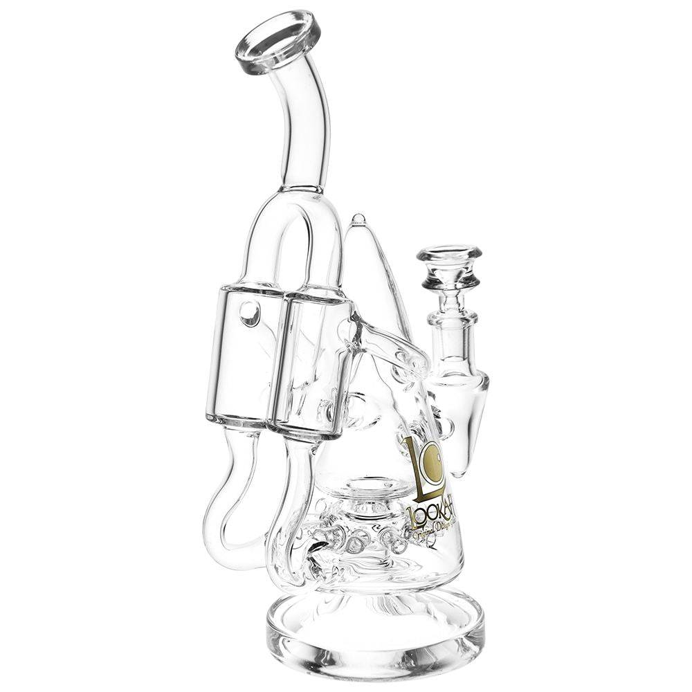Lookah Glass Pyramid Recycler Water Pipe | 11" | 14mm F - Discreet Smoker