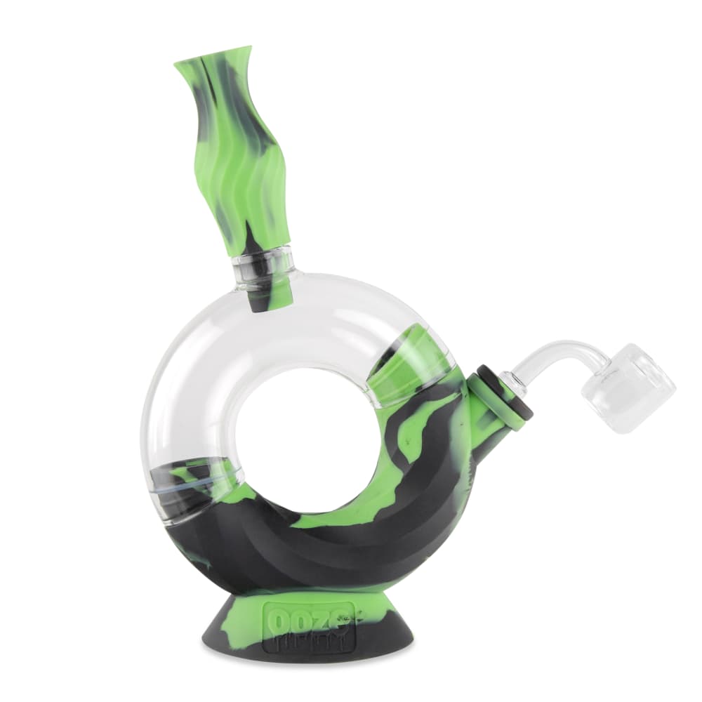 Ooze Ozone Silicone Water Pipe and Dab Straw - Discreet Smoker