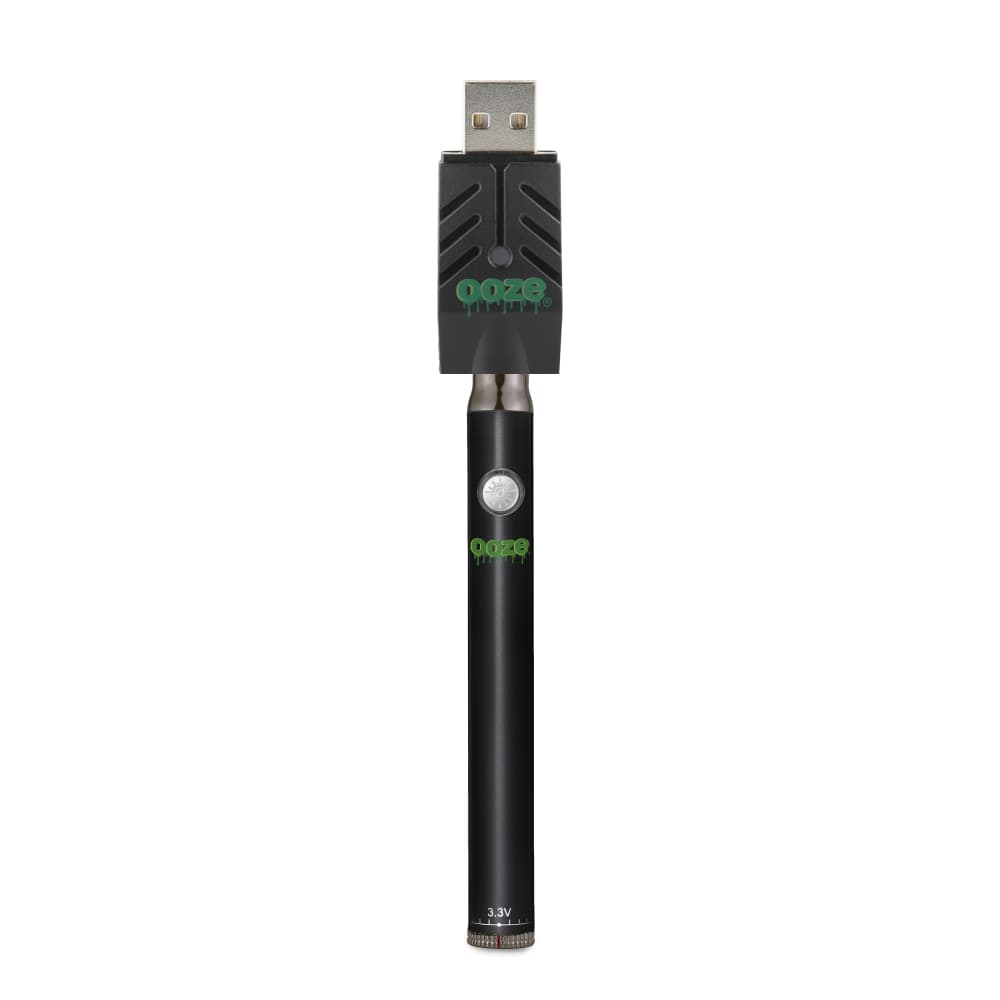Ooze Slim Twist 510 Thread 320 mAh CBD Vape Pen Battery + USB Charger - Discreet Smoker