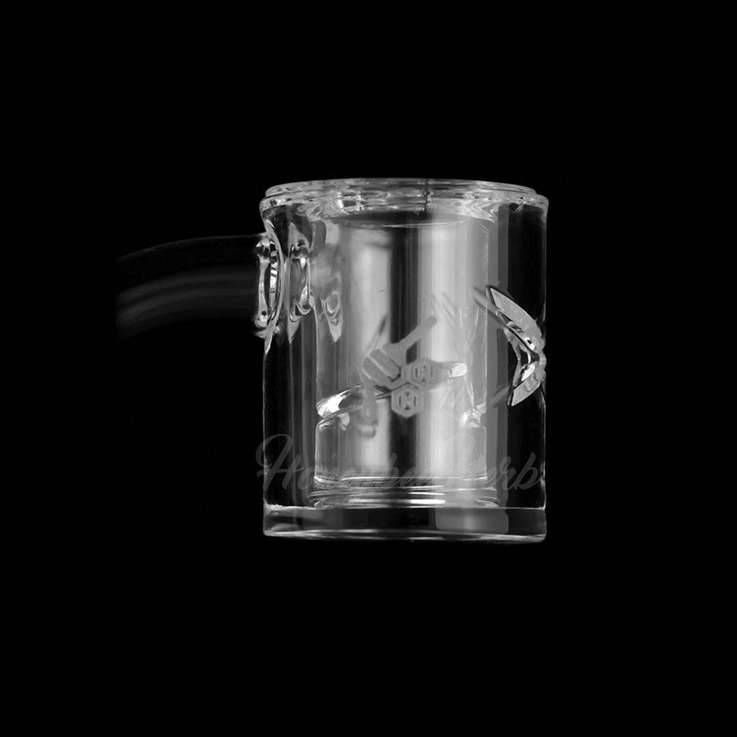 HONEY CHAMBER QUARTZ BANGER - 90° DEGREE | YL - Discreet Smoker