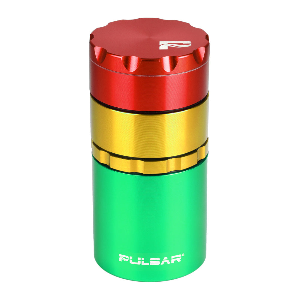 Pulsar Metal Storage Herb Grinder - Discreet Smoker