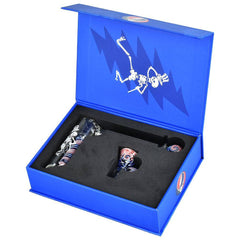 Grateful Dead x Pulsar Wig Wag Hammer Bubbler - 6.25" / 14mm F - Discreet Smoker