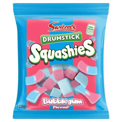 Swizzels Drumstick Squashies Bubblegum Flavor 120g (UK) - Discreet Smoker
