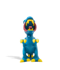 Elbo Glass Blue Open Mouth Raptor Vinyl Figure