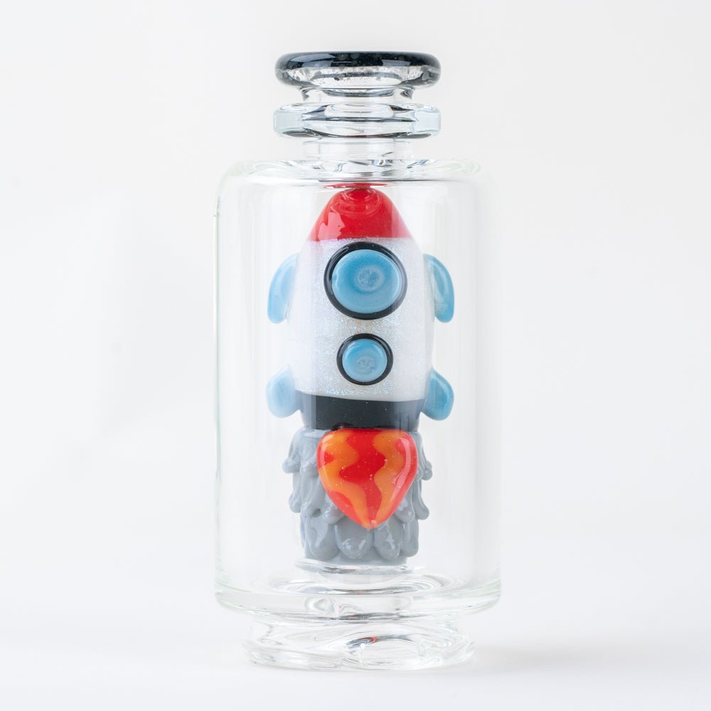 Empire Glassworks "Across the Universe" Puffco Peak/Peak Pro Glass Attachment - Discreet Smoker