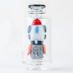 Empire Glassworks "Across the Universe" Puffco Peak/Peak Pro Glass Attachment - Discreet Smoker