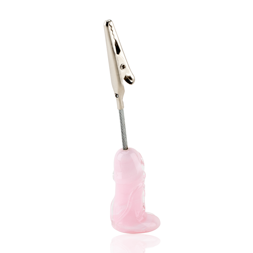Empire Glassworks Penis Roach Clip - Discreet Smoker