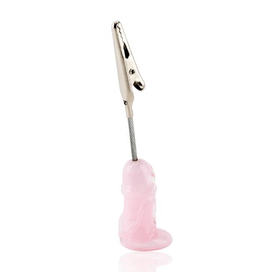 Empire Glassworks Penis Roach Clip - Discreet Smoker